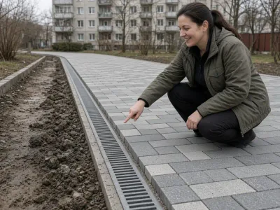 Тротуарная плитка в Слуцке: основание до рисунка, фото 3